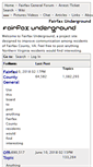 Mobile Screenshot of fairfaxunderground.com